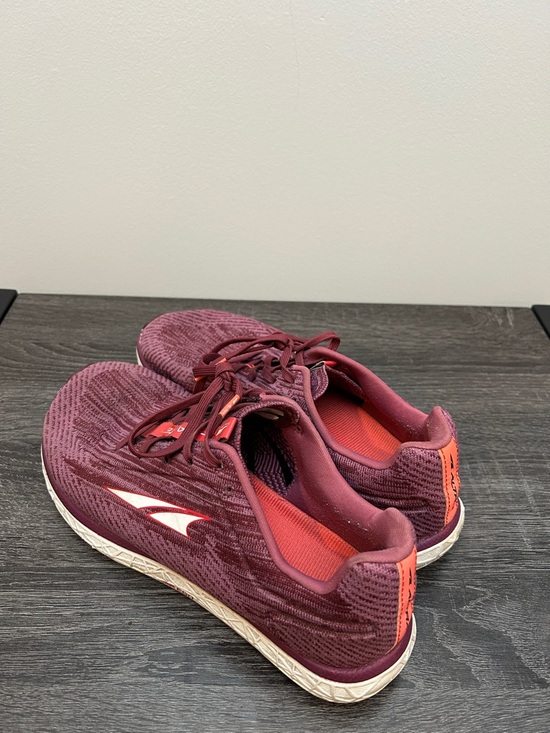 Altra Shoes - Altra Maroon Knit Running Sneakers with Orange Inner